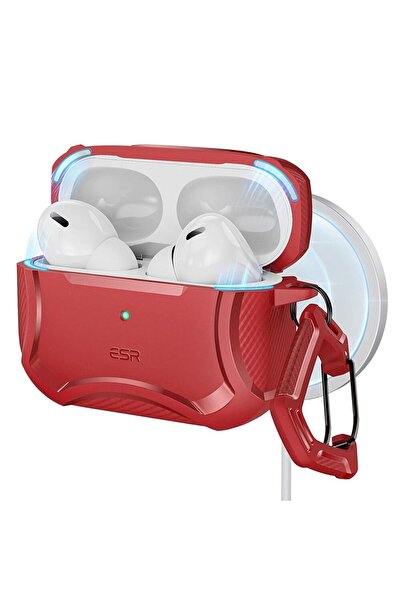 Royal Husa pentru Apple AirPods Pro 1/2, U46, TPU, Red