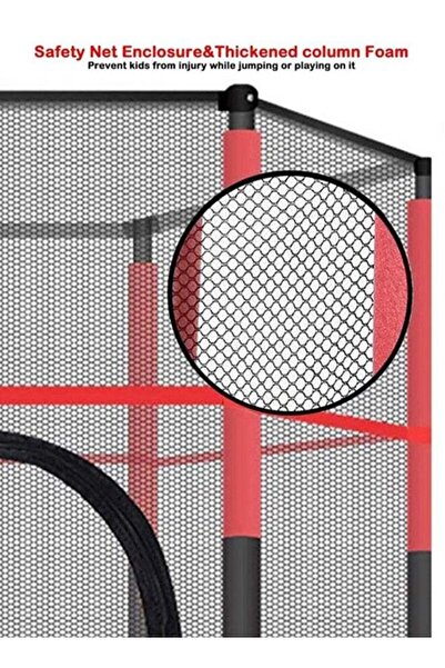LIXADA 5.5ft Heavy-Duty Indoor Bounce Trampolines With Safety Net For Safe And Secure Fun Time