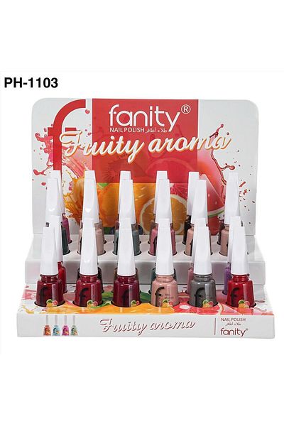 fanity Nail Polish Box (24 Shiny Colors)