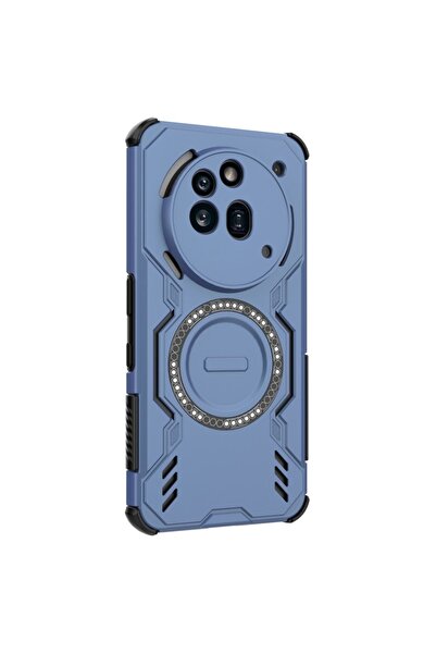 SKYDDAR INNOVATION Carcasă pentru telefonul Nothing (3a) Pro, ArmorMag, Magsafe, set de autocolante, albastră