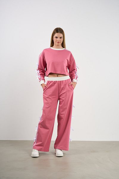 HANIQA Women's Ribbon Detailed Tracksuit Set |   36-42 |   1010
