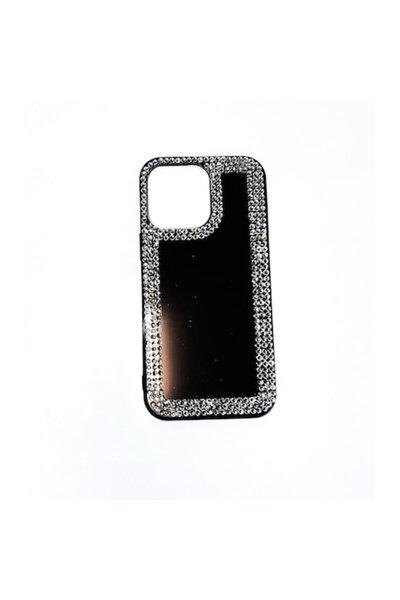 OSM Husă de protecție cu oglindă și strasuri compatibilă cu iPhone 13 Pro/13 ...