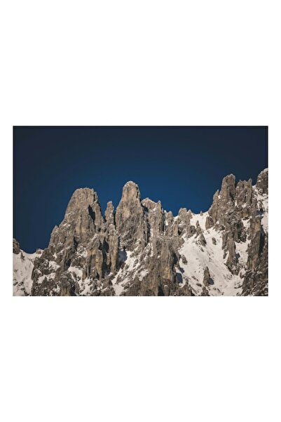 OEM Tablou Canvas, 'Culmile semete ale iernii eterne', Varfuri, Stanci, Zapad...