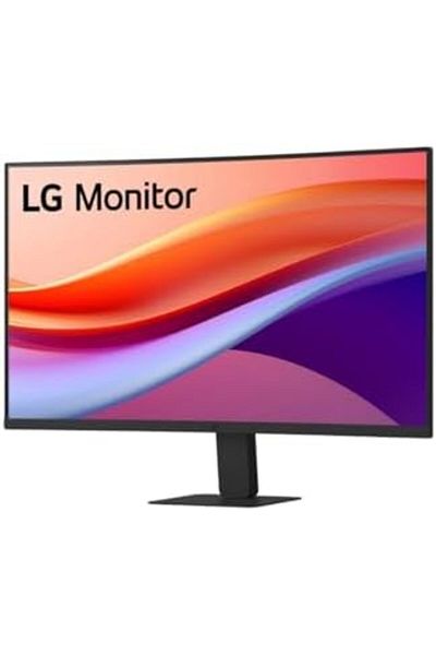 LG شاشة AMAQ المنحنية بدقة FHD مع منفذ USB-C، مقاس 27 بوصة