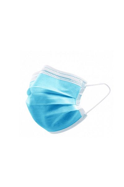 THK Set of 50 3-layer respiratory protection masks, 3-ply