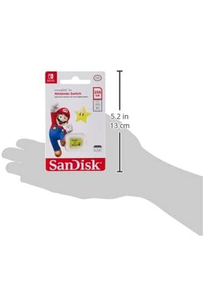 SanDisk 256GB Microsdxc Uhs I Memory Card For Nintendo Switch Sdsqxao 256G Gn3Zn, Yellow