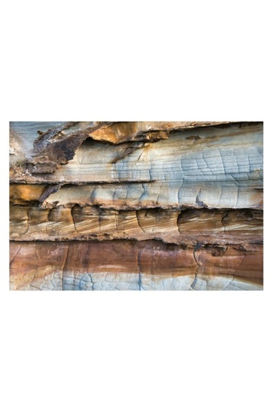 OEM Tablou Canvas, 'Straturi de roca in timp geologic', Pietre, Forme, Stratu...