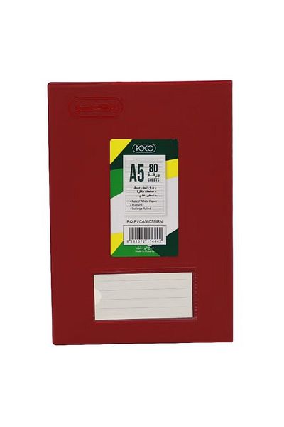 Roco Notebook A5 – 80 Sheets – Compact Lined Pages for Everyday Use