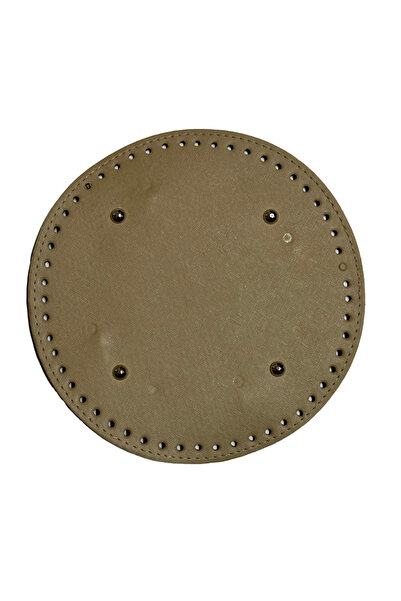 İthal Δερμάτινη βάση τσάντας στρογγυλή (22 εκ.) - Πέτρα