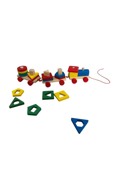 Store Moku Toys Eğitici Ahşap Tren