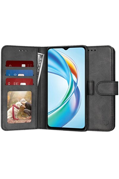 Royal Husa Protectie pentru Honor X5b, Safe, B50, Piele ecologica, Deep Dark