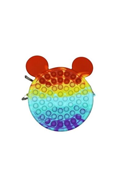 Royal Silicone Anti-Stress Toy, Pop It Mouse Bag, 16 cm, Rainbow