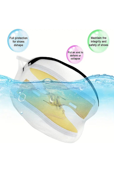 O Ozone Shoes Washing Bags - Reusable Mesh Laundry Bags - Shoe wash bag for Sneakers, Trainers, Running Shoe