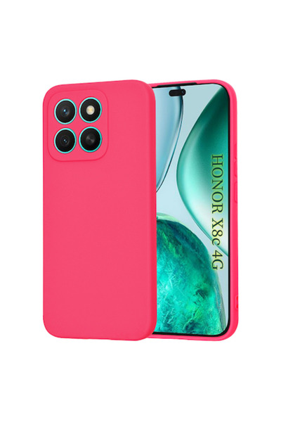 Royal Husa pentru Honor X8c, A13, Silicon, Hot Pink