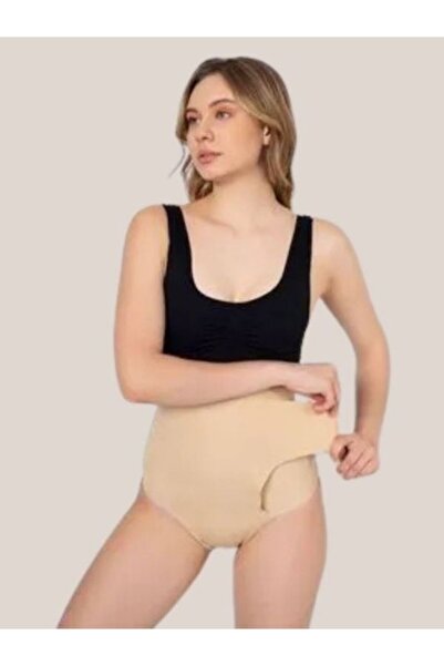 Fitsauna Briefs Corset Slimming Tuck Adjustable Belly Postpartum Laser Cut Sl...