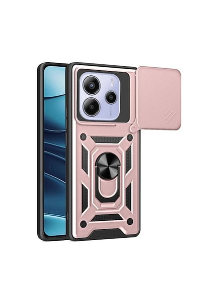 Royal Protective Case for Xiaomi Redmi Note 14 5G, Safe, B72, Thermoplastic, Golden Rose