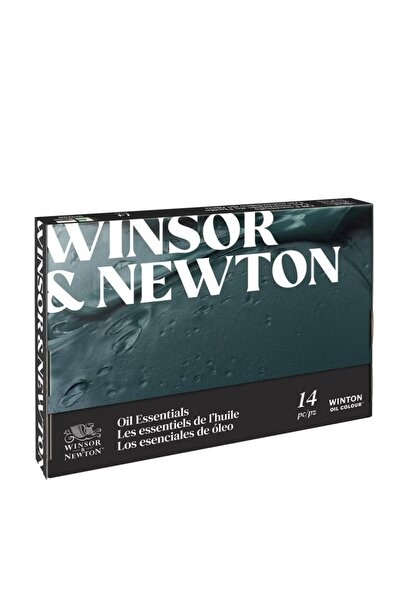 Winsor Newton Winton Oil Essentials Oil Color Set – Assorted Colors, 14 Pieces