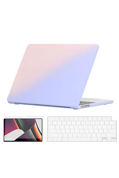 O Ozone Candy Case | MacBook Air 13 inch (A2681) M2 2022, (A3113) M3 2024 | Keyboard Cover | Screen Protecto