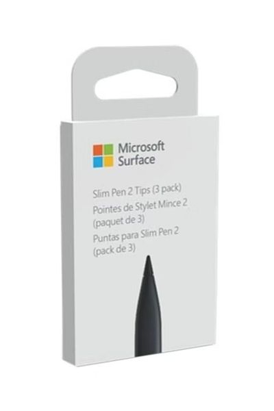MICROSOFT طرفان بديلان لقلم Surface Slim Pen - ملحقات الكتابة الدقيقة - أسود