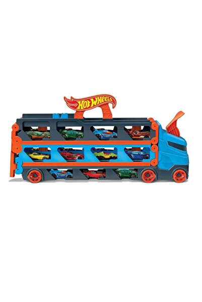 mattel Mega camion transportator pentru masinute Hot Wheels Speedway Hauler