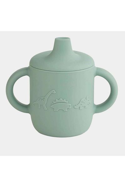 Liewood Silicone Training Cup, Dino Peppermint