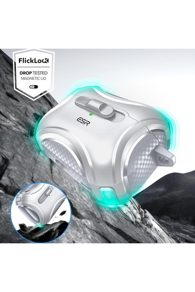 Royal Husa pentru Apple AirPods Pro 1/2, U60, TPU, Grey