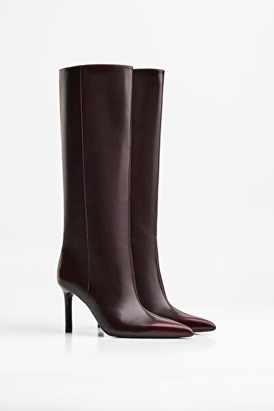 Bershka Geniş bilekli topuklu bot