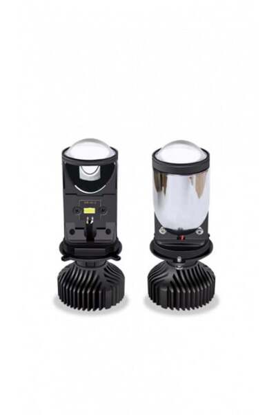Led Light Alex Set de 2 becuri led H 4 cu lupa si canbus, 12 v, alb 6000 k