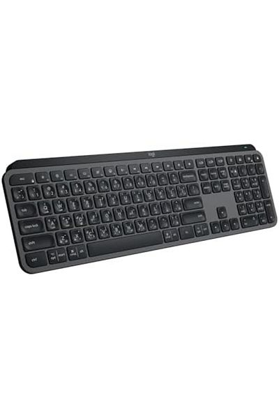 logitech لوحة مفاتيح لاسلكية MX Keys S، تصميم منخفض، كتابة سلسة ودقيقة وهادئة، مفاتيح قابلة للبرمجة، با