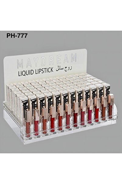 MAYDREAM روج سائل 72 حبة 12 لون