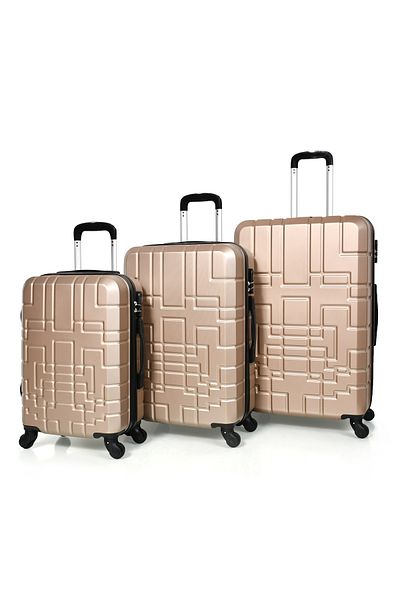 MORANO Murano 3 Piece Unisex Luggage Set 28" - 24" - 20".