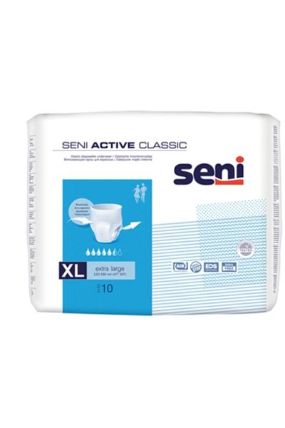 Seni Active Classic Extra Large Scutece Chilot pentru Adulti 10 bucati
