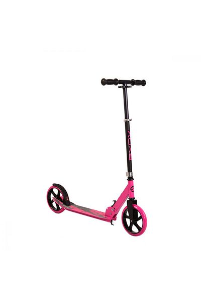 byox Foldable scooter with aluminum frame, adjustable handlebar Storm Pink, recommended for ages 5 and up