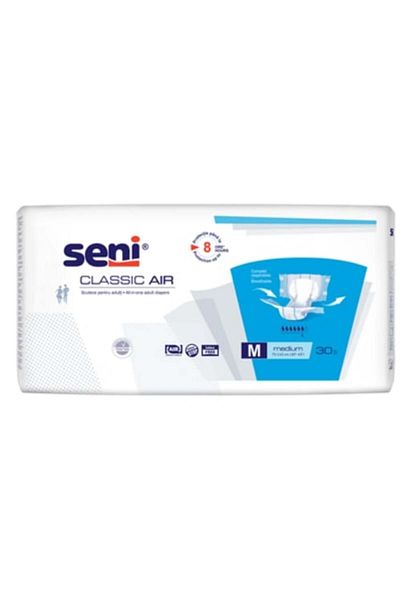 Seni Classic Air Adult Diapers M 30 pieces
