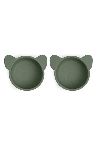 Nuuroo - 2 silicone snack bowls Koala Dusty Green