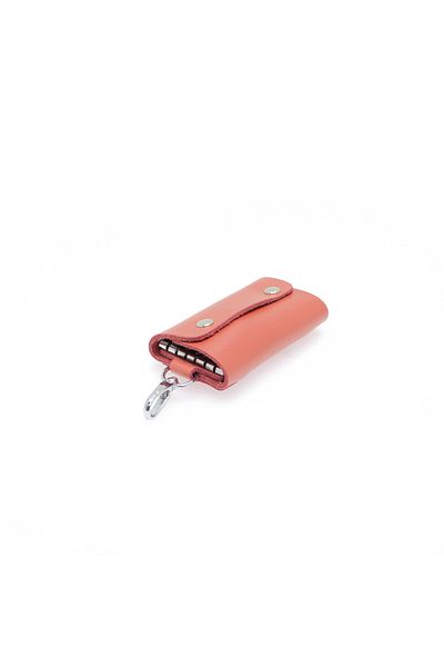 ButicCochet Key holder, Buticcochet, made of leather, Coral - PR504
