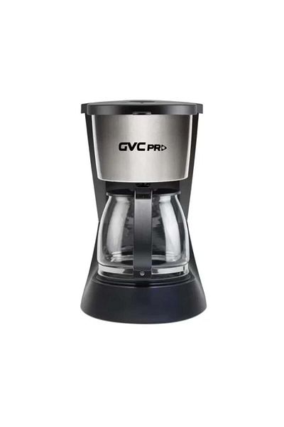 GVC PRO American Coffee Maker - 1.5 Liter - 1000 Watts - Black and Silver - GVCM-1811