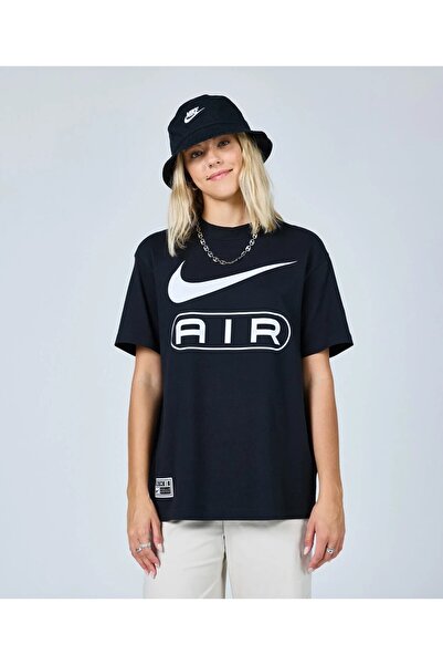 Nike Спортивний одяг Жіночий чорний повсякденний стиль Футболка Oversize Крій...