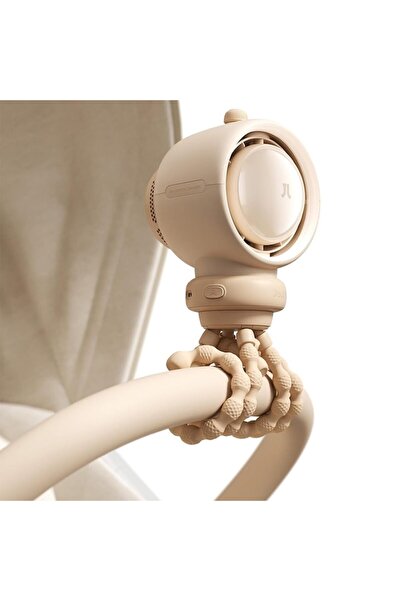 2DAYFIND Ventilator Portabil 5000mAh, W78, Policarbonat, Silicon, Brown