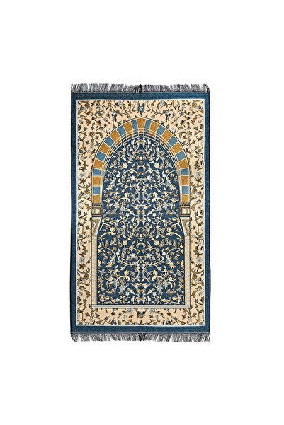 Yeşilipek Hira Pamuk Ravza Desen Seccade Çözgü Saçaklı