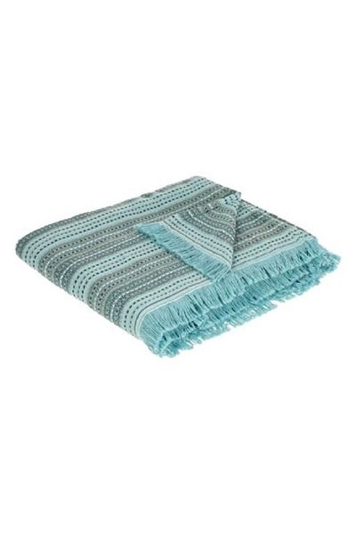 OEM Decorative blanket, size 160x130 cm, Turquoise