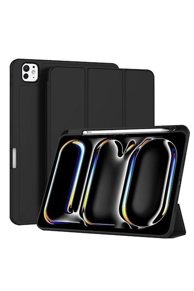 2DAYFIND High-Protection Case for iPad Pro 11 2024, G46, TPU, Intense Dark