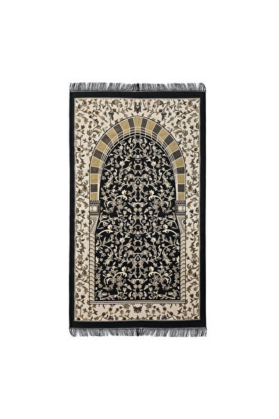 Yeşilipek Hira Pamuk Ravza Desen Seccade Çözgü Saçaklı