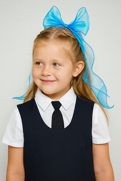 SeaBubbles Children's School Buckle with Bow Standard Blue