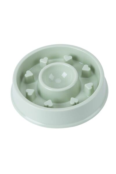 2DAYFIND Bol pentru hrănirea câinilor, anti-mâncat rapid, previne balonarea și, material non-toxic, verde