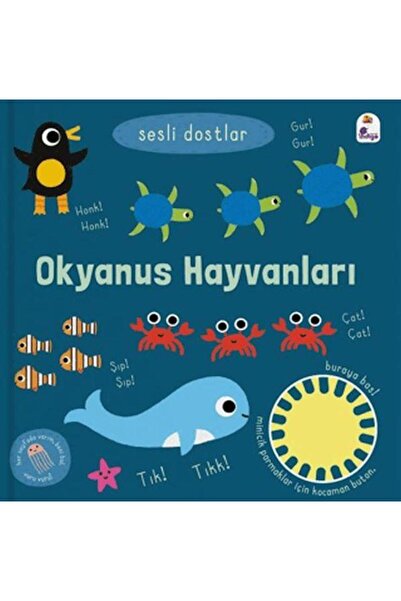 İndigo Çocuk Sesli Dostlar - Okyanus Hayvanları (Sesli Kitap)