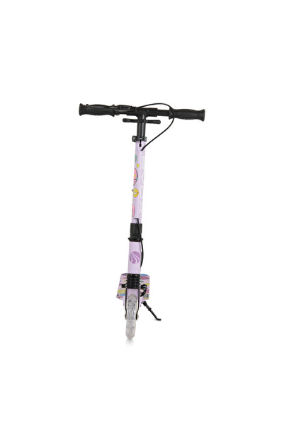 byox Folding scooter for children Snazzy Purple from 8 years, Aluminum frame, Front shock absorber, Wheel