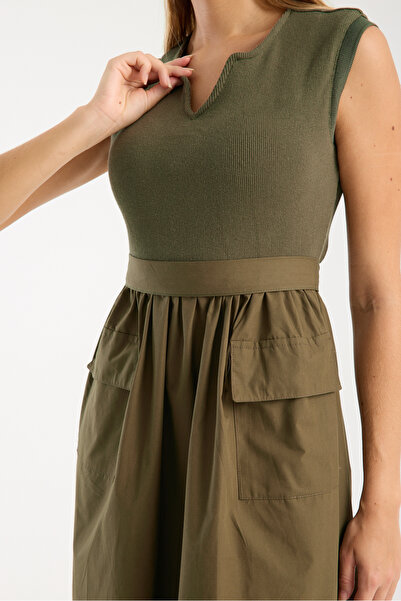 ZARİNA Trikolu Elbise