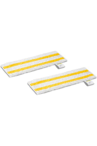 Karcher مجموعة من قطعتين من ممسحة الأرضيات المصنوعة من الألياف الدقيقة من كارشر لـ EasyFix