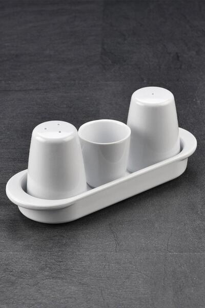 FORMEL BEYAZ TUZLUK TAKIMI THERMOPLUS KIRILMAYA DAYANIKLI